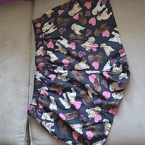 Pink Victoria’s Secret Puppy/Dog Sleep Shorts Pajamas - Picture 3 of 4